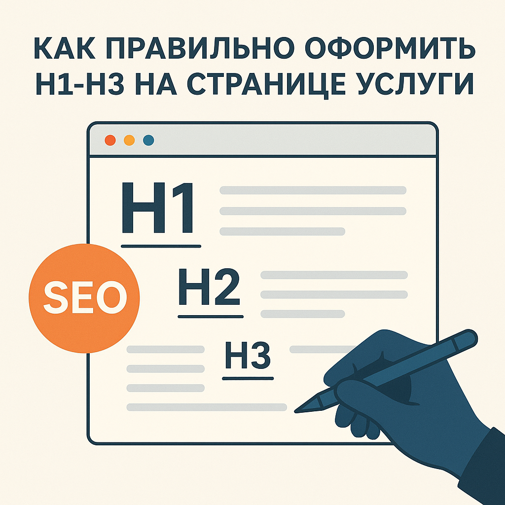 Как правильно оформить H1-H3 на странице услуги Article image