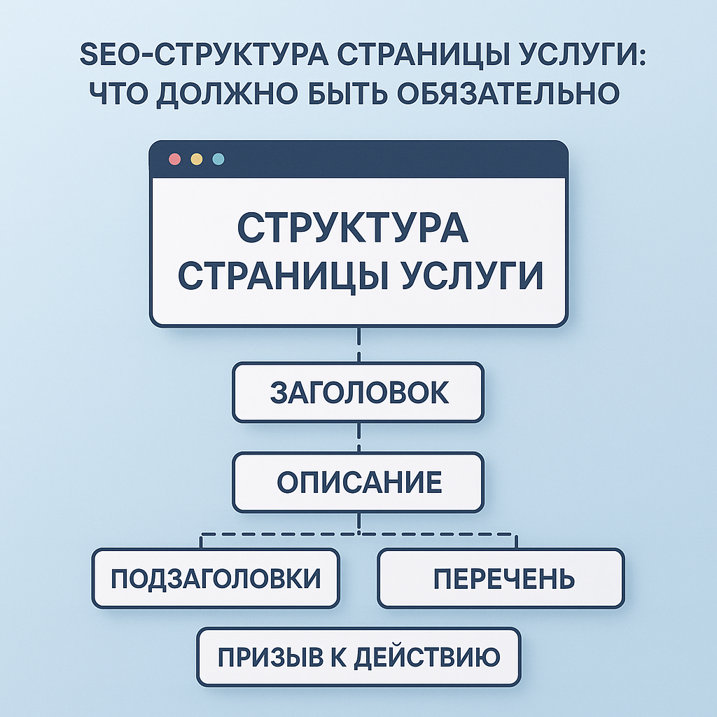 SEO-Struktur der Serviceseite SEO-Struktur der Serviceseite