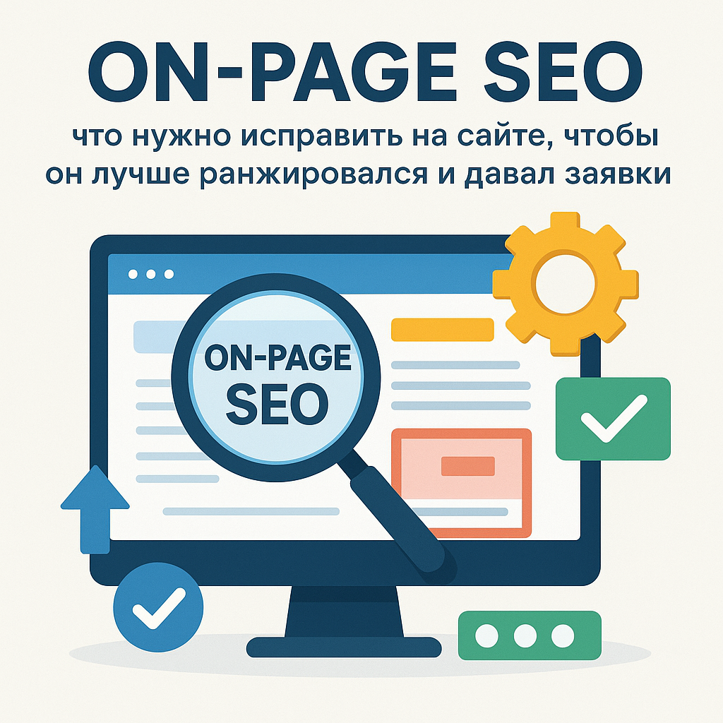 On-Page-SEO: Was Sie auf Ihrer Website optimieren sollten, um Ihr Ranking zu verbessern und Leads zu generieren. Artikelbild
