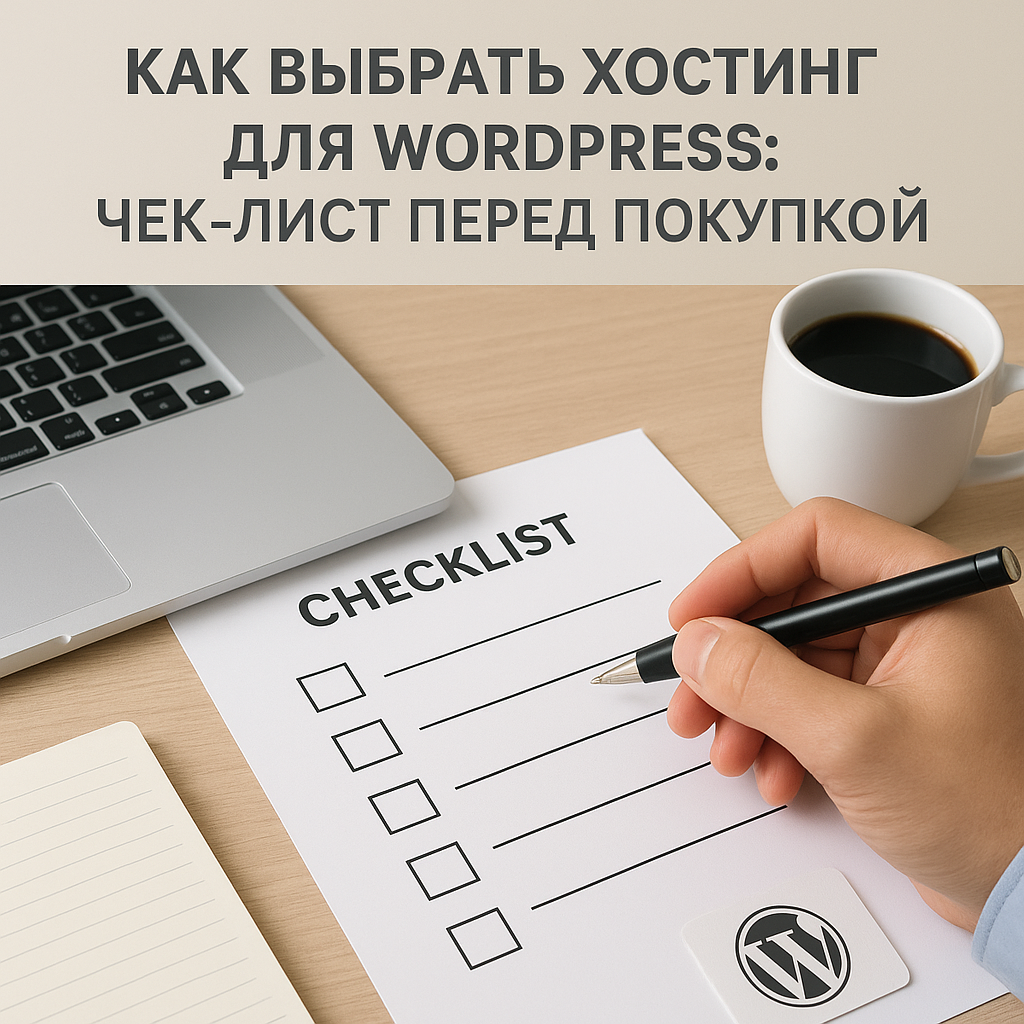 2) Технический чек-лист: как выбрать хостинг для сайта на WordPress по совместимости и производительности