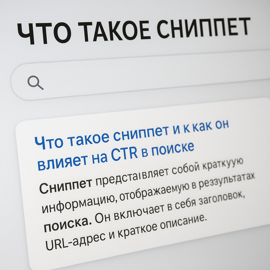 Что такое сниппет