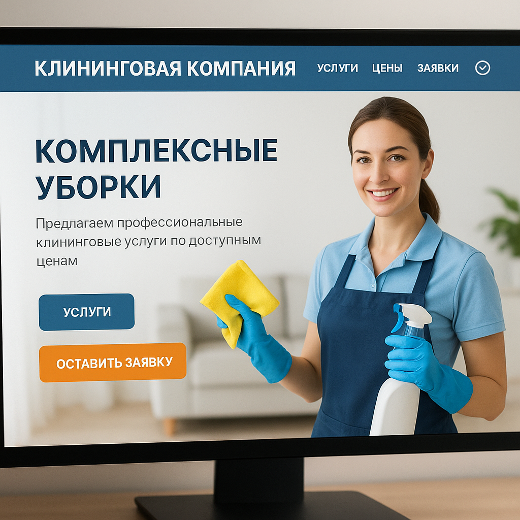 Сайт для клининговой компании 2) Услуги клининга на сайте: как упаковать «уборку» так, чтобы было понятно и продавало