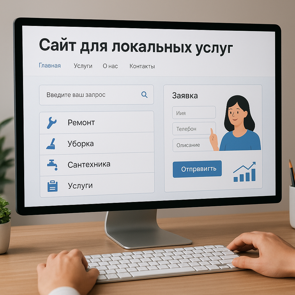 Сайт для локальных услуг Блоки доверия: отзывы, портфолио, кейсы и реальные фото работ