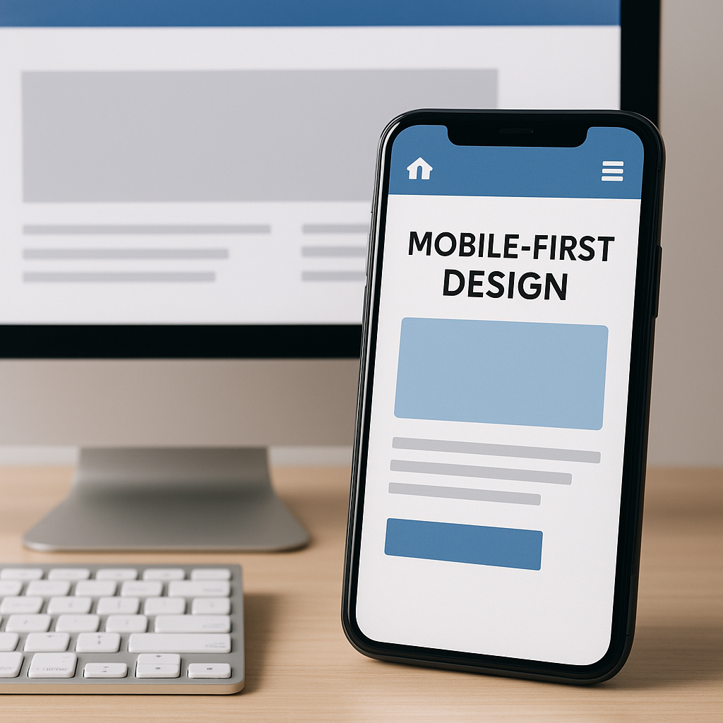 Mobile First дизайн Иконки мобильного интерфейса