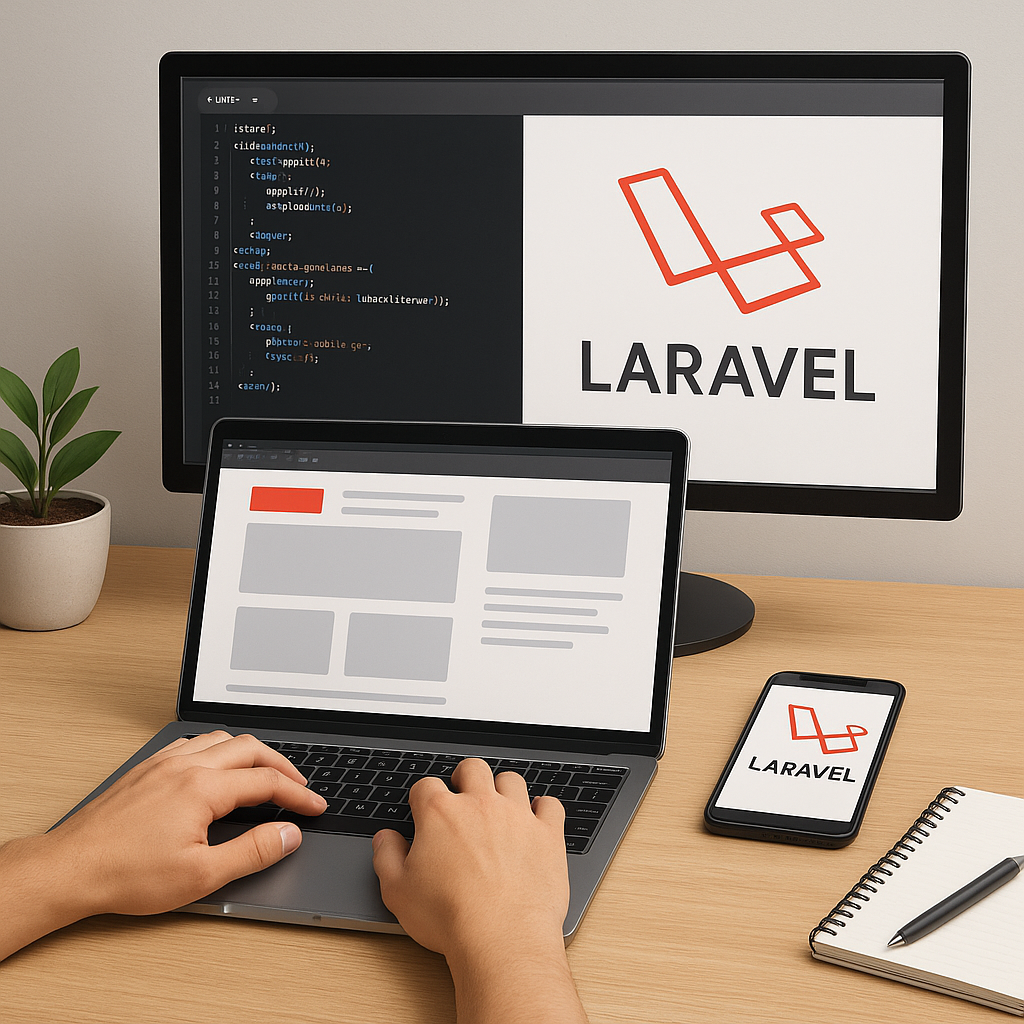 Процесс разработки сайта на Laravel