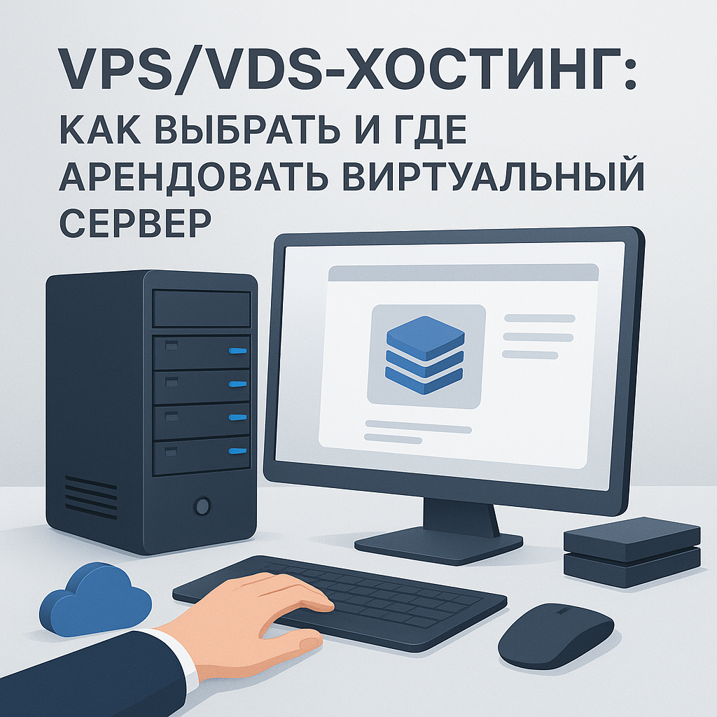 Иллюстрация виртуального сервера VPS хостинга